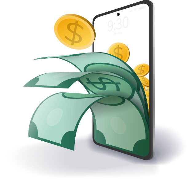 Azeed mobile application interface displaying cashback earnings and available offers